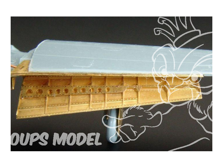 Brengun kit d'amelioration avion BRL72049 P-39/P-400 Airacobra flaps pour kit RS Models 1/72