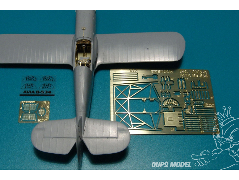 Brengun kit d'amelioration avion BRL72008 AVIA Bk-534 pour kit RS Models 1/72
