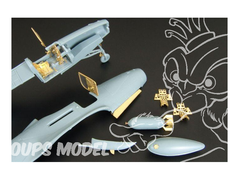 Brengun kit d'amelioration avion BRL72050 P-39Q/L/N P-400 Airacobra pour kit RS Models 1/72
