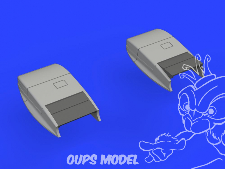 Eduard kit d'amelioration brassin 672173 Spitfire Mk.VIII / IX / XVI Carenages de radiateur Eduard 1/72