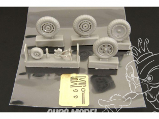 Brengun accessoire diorama BRL48037 Roues pour FW190 Early ou Late 1/48