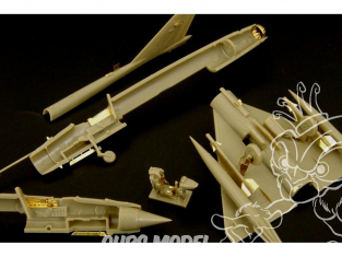 Brengun kit d'amelioration avion BRL144040 Mig-21 MF/MFN pour kit Eduard 1/144