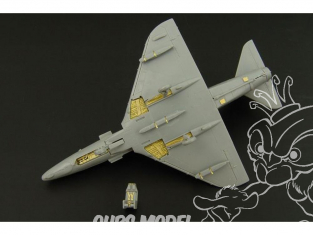 Brengun kit d'amelioration avion BRL144027 A4E Skyhawk pour kit Dragon 1/144