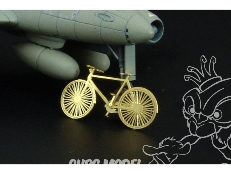 Brengun accessoire diorama BRL144007 kit de vélo 1/144