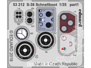 Eduard photodecoupe 53212 Amélioration S-38 Schnellboot Italeri 1/35