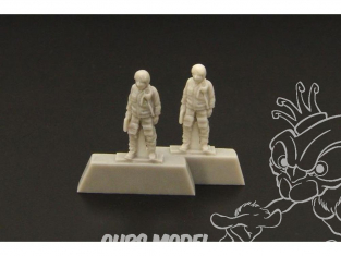 Brengun Figurine avion BRL144073 Pilotes De mig-21 2 piéces 1/144