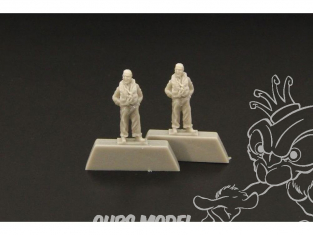 Brengun Figurine avion BRL144072 Pilotes RAF 2 piéces WWII 1/144