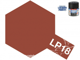 Peinture laque couleur Tamiya LP-18 couleur rouge terne Mat 10ml