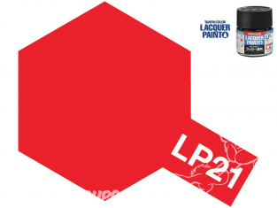 Peinture laque couleur Tamiya LP-21 couleur Rouge italien Brillant 10ml