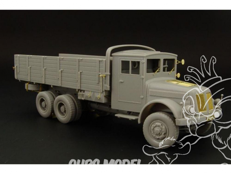 Hauler kit resine HLS48008 Camion allemand TATRA 111 cabine fermée WWII 1/48