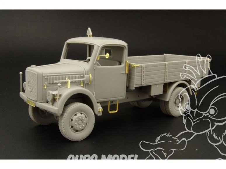 Hauler kit resine HLS48009 Camion Allemand KLÖCKNER-HUMBOLDT-DEUTZ A330 (MAGIRUS) WWII 1/48