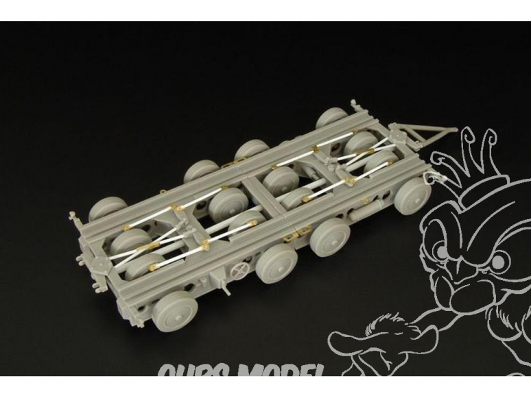 Hauler kit resine HLS48017 Remorque allemande Culemeyer 40ton 1/48