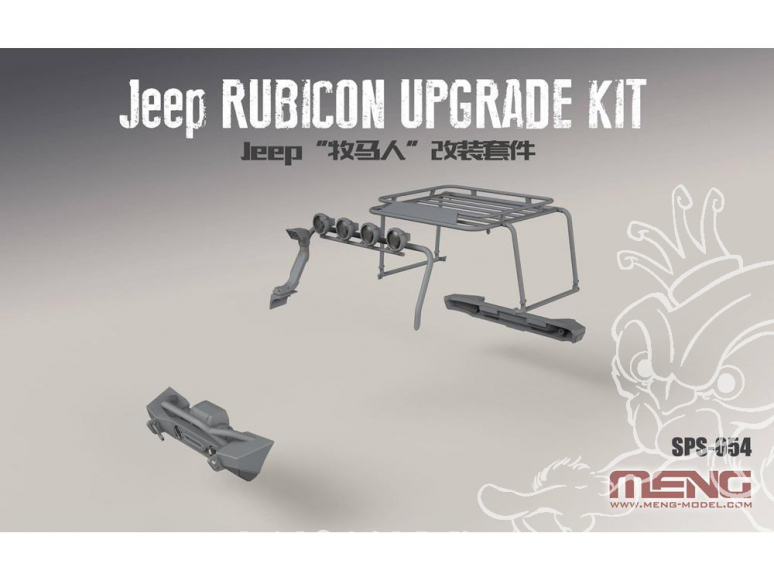 Meng maquette voiture SPS-054 Set d'accessoire pour Jeep Wragler 1/24
