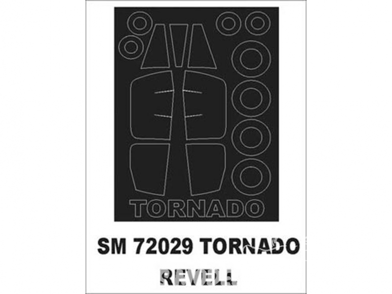 Montex Mini Mask SM72029 Tornado ECR Revell 1/72