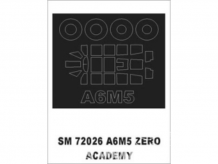 Montex Mini Mask SM72026 Mitsubishi A6M5 Zero Academy 1/72