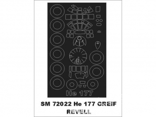 Montex Mini Mask SM72022 Heinkel He 177 Revell 1/72