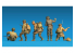 Mini Art personnages militaires 35281 Soldats sovietique assis sur char WWII 1/35