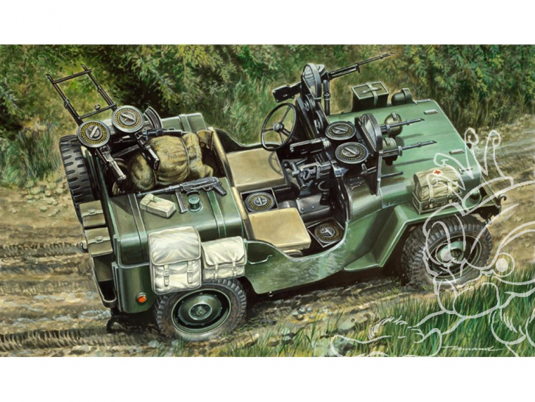italeri maquette militaire 0320 Commando Car 1/35