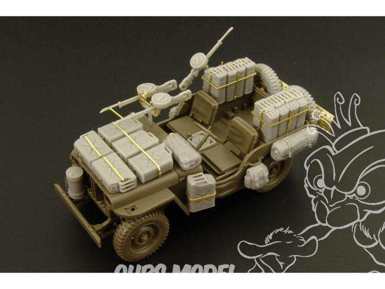 Hauler kit de conversion HLX48229 SAS JEEP AFRICA 1942 1/48