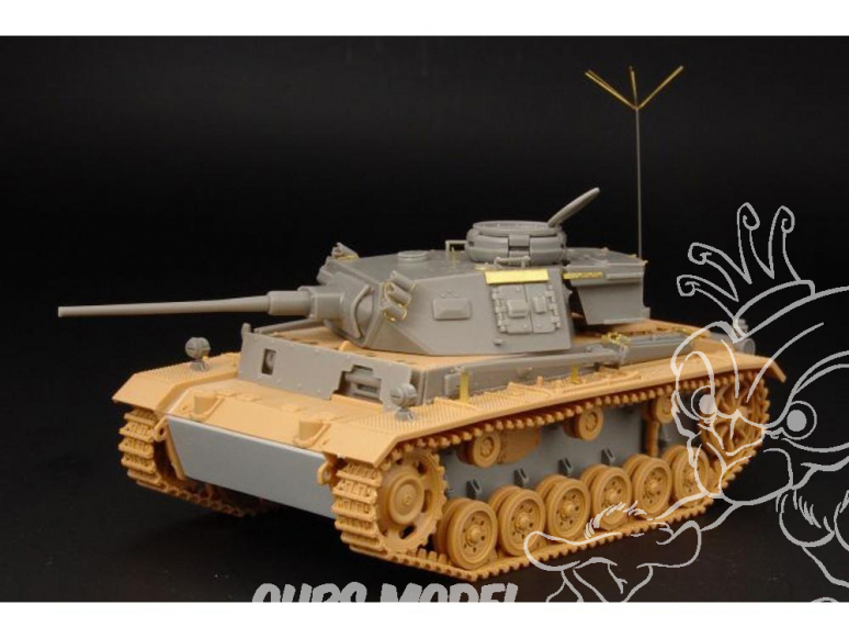 Hauler kit de conversion HLX48178 Pz.III.ausf.K command car 1/48