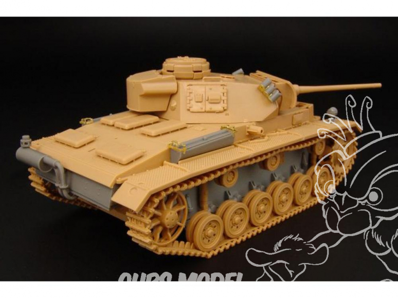 Hauler kit de conversion HLX48182 Pz.III.ausf.M EARLY pour maquette tamiya 1/48