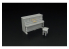 Hauler Accessoire diorama HLU35094 Piano Photodecoupe et resine 1/35