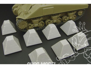 Hauler Accessoire diorama HLU35096 Pièges de char dents de Dragons 1/35