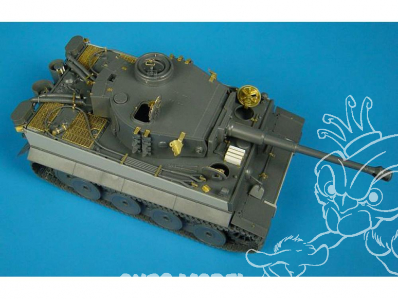 Hauler kit d'amelioration SPH48003 multi packs TIGER I ausf.E pour maquette tamiya 1/48