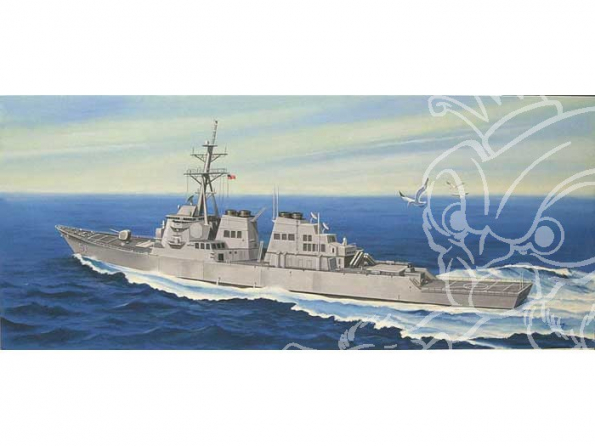 hobby boss maquette bateau 83409 USS Arleigh Burke DDG-5 1/700