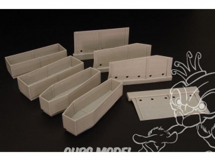 Hauler Accessoire diorama HLU35103 Cercueils en resine (4pcs) 1/35