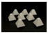 Hauleur accessoire diorama militaire HLX48367 Pièges de char dents de Dragons (en resine) 1/48