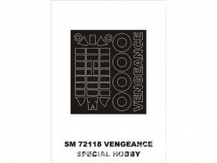 Montex Mini Mask SM72118 Vengeance Mk I/II Special Hobby 1/72