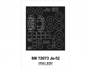 Montex Mini Mask SM72073 Junkers Ju-52/3M Italeri 1/72