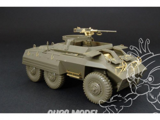 Hauler kit d'amelioration HLX48245 Vehicule blindé U.S. M20 set de base pour maquette TAMIYA 1/48