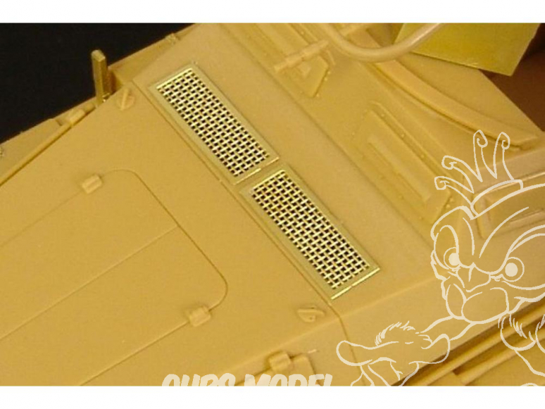 Hauler kit d'amelioration HLX48238 Grilles de Sd.Kfz.250/3 pour maquette Tamiya 1/48