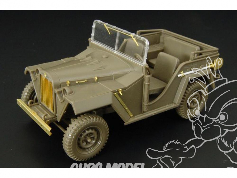 Hauler kit d'amelioration HLX48185 GAZ-67B pour maquette Tamiya 1/48