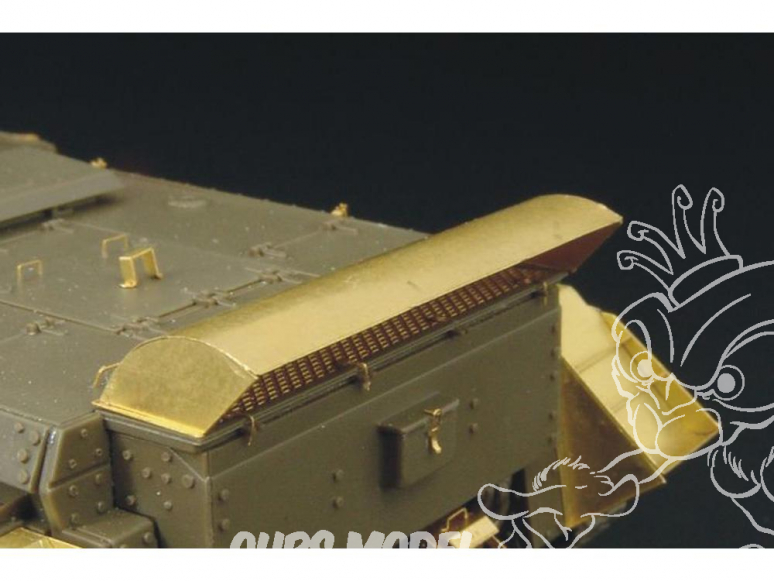 Hauler kit d'amelioration HLX48114 Capot de refroidissement normandie pour CROMWELL pour maquette Tamiya 1/48