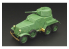 Hauler kit d&#039;amelioration HLX48329 Vehicule blindé BA10 pour kit UM 1/48