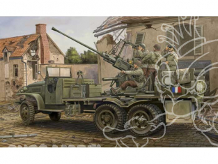 HOBBY BOSS maquette militaire 82459 GMC CCKW Bofors 40mm campagne de France 1/35