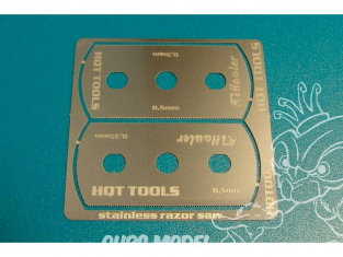 Hauler Outillage HQT001 ensemble de lame de scie facon rasoir en acier inoxydable (deux pièces) 0,35 et 0,5mm