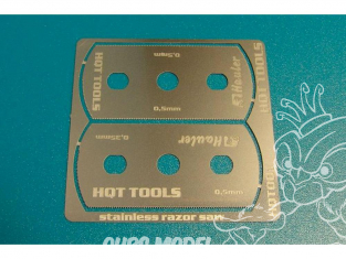 Hauler Outillage HQT001 ensemble de lame de scie facon rasoir en acier inoxydable (deux pièces) 0,35 et 0,5mm