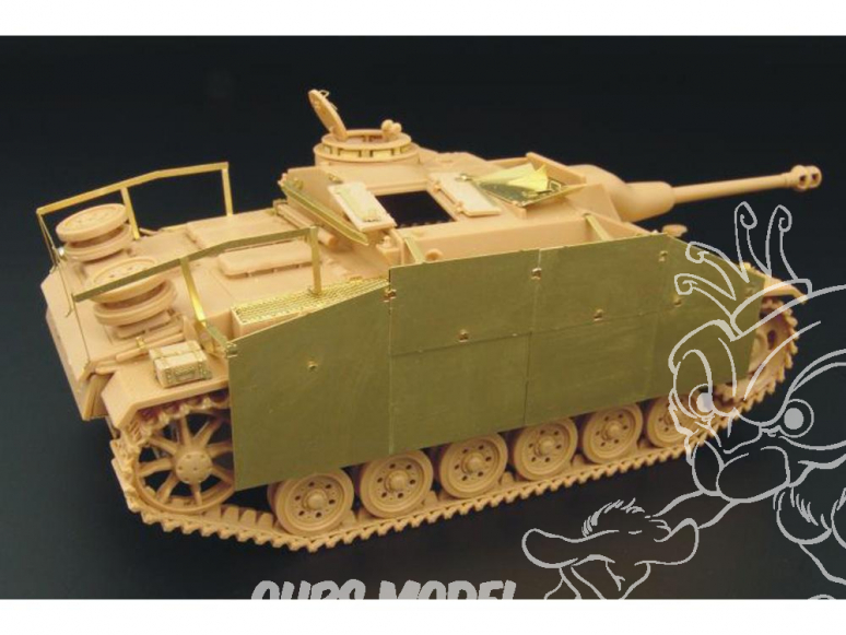 Hauler kit d'amelioration HLX48104 SCHURZEN Stug III Ausf.G pour kit tamiya 1/48