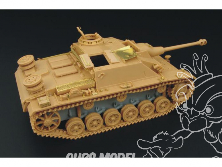Hauler kit d'amelioration HLX48102 Stug III Ausf.G pour kit tamiya 1/48