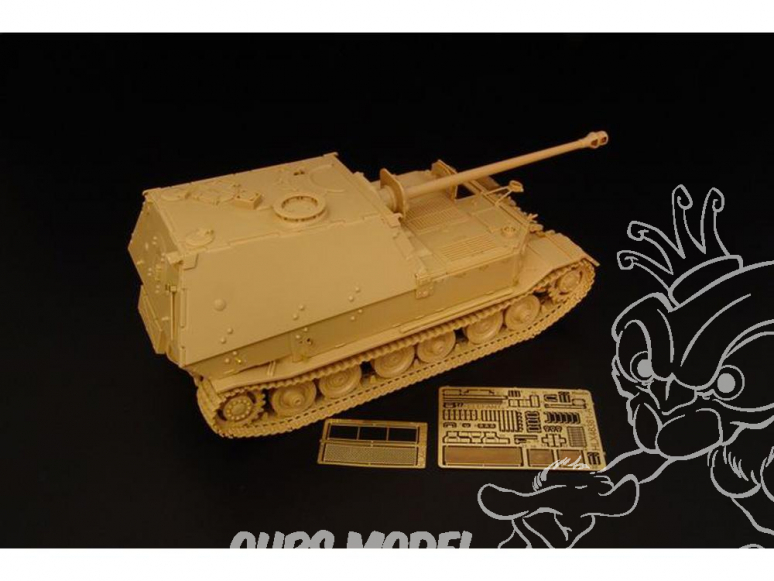 Hauler kit d'amelioration HLX48381 Sd.Kfz.184 Elefant set de base pour kit Tamiya 1/48