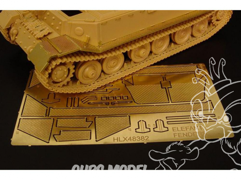 Hauler kit d'amelioration HLX48382 Sd.Kfz.184 Elefant Ailes pour kit Tamiya 1/48