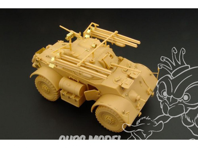 Hauler kit d'amelioration HLX48323 T17E1 Staghound Mk.I pour kit Bronco 1/48