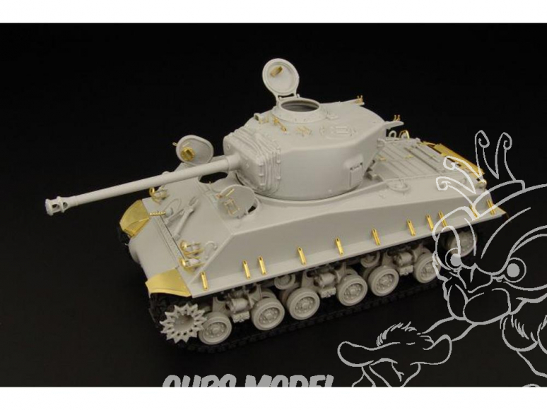 Hauler kit d'amelioration HLX48163 M4A3E8 SHERMAN pour kit Hobby Boss 1/48