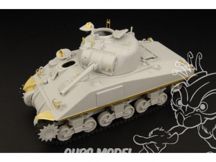 Hauler kit d'amelioration HLX48160 M4 SHERMAN pour kit Hobby Boss 1/48