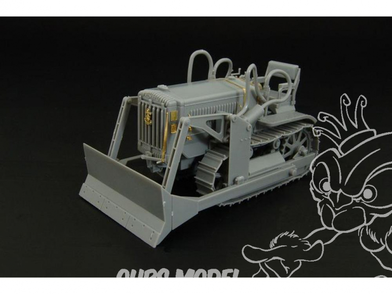 Hauler kit d'amelioration HLX48302 Komatsu G40 pour kit Tamiya 1/48