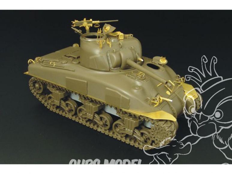 Hauler kit d'amelioration HLX48075 M4A1 SHERMAN pour kit Tamiya 1/48